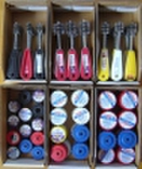 Plumbing fitting brush and Tube cleaning brush for