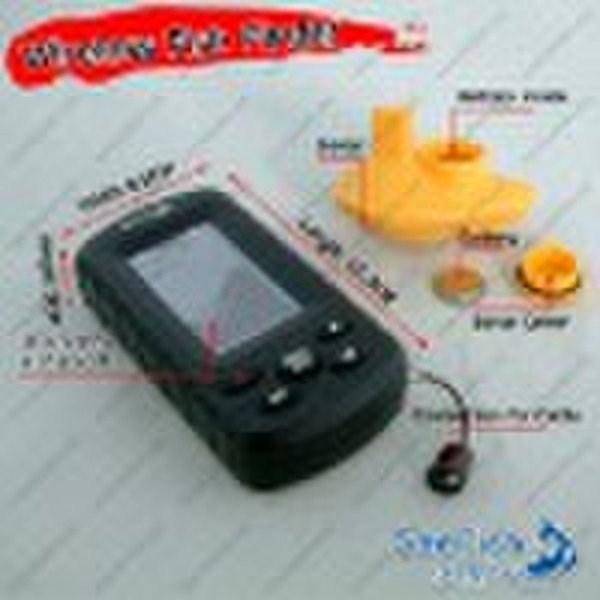 Fish Finder with wireless dot matrix