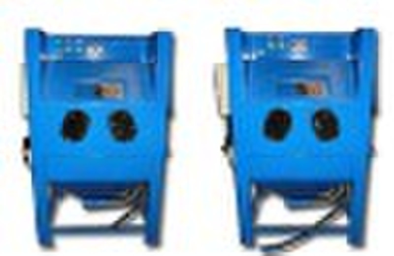 Dry abrasive blasting machine