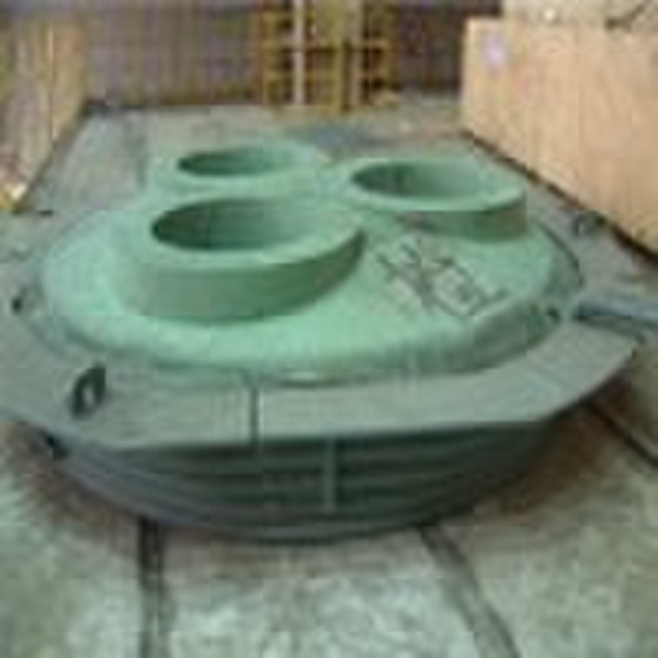 Prefabricated part for small electric furnace