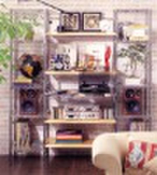 Chrome Closet Organizer / Metal Furniture