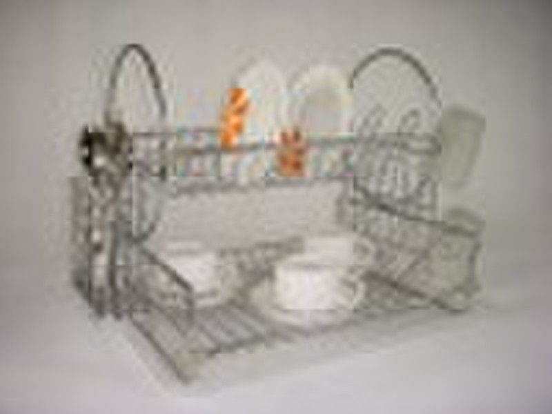 two tiers metal kitchen rack (XY-A1096)