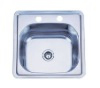 CUPC topmount single bowl sink