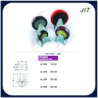 presser universal caster with brake