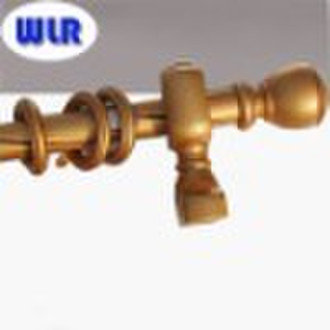 Golden Wood Curtain rod