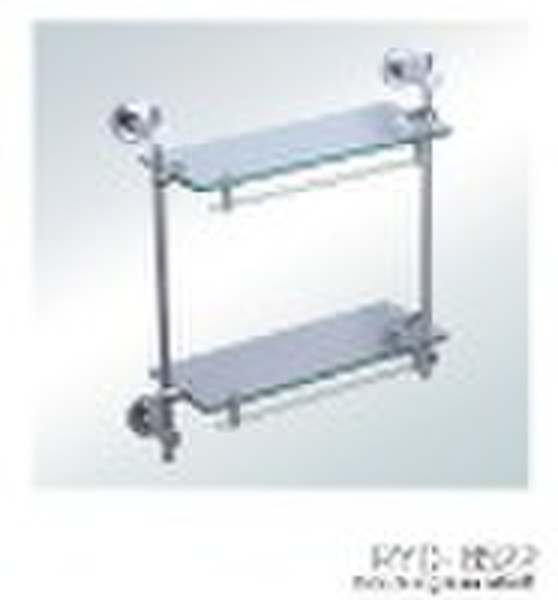 2010 bathroom  appliance      double glass shelf