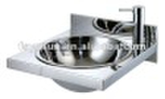 Stainless steel lavabo