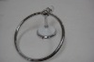 Towel ring with two tone