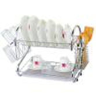 2L S SHAPE DISH DRAINER W/TRAY