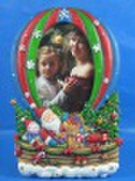 polyresin christmas decoration balloon photo frame