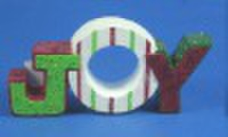 polyresin Christmas letter decoration