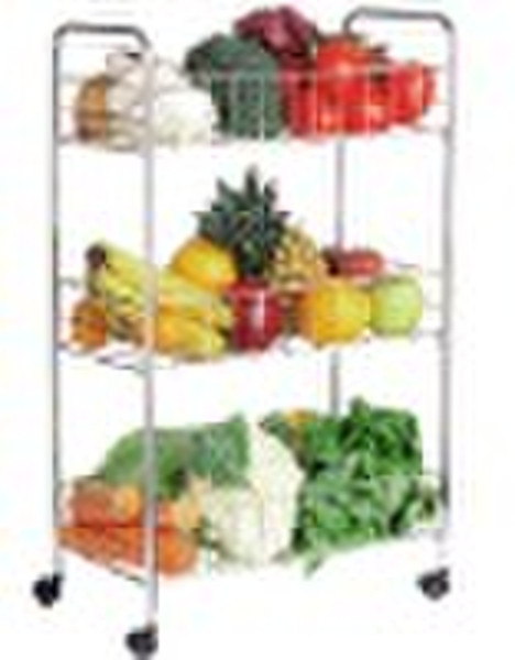 3-tiers kitchen trolley