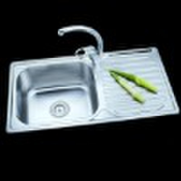 with drainer stainless steel kitchen sink