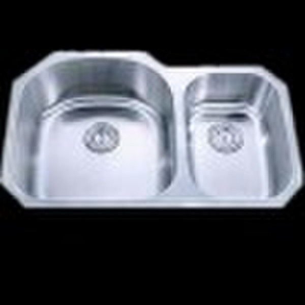 cUPC 304 double bowl stainless steel sink