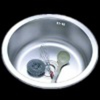 sus 304 round sinle bowl stainless steel sink