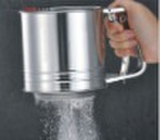 Stainless steel flour sifter