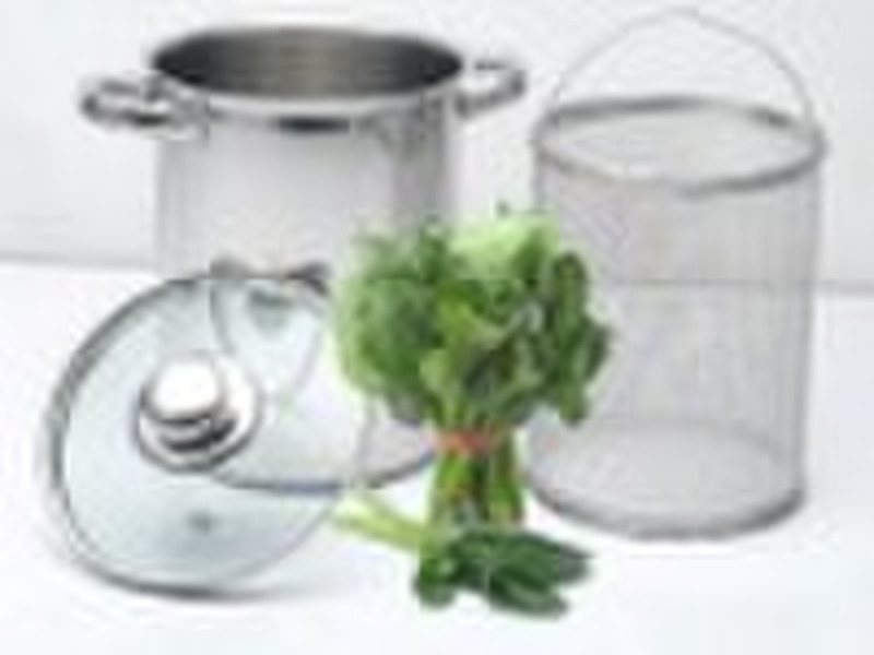 stainless steel asparagus pot