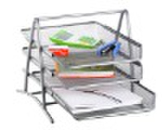 3 Tier Mesh File Tray