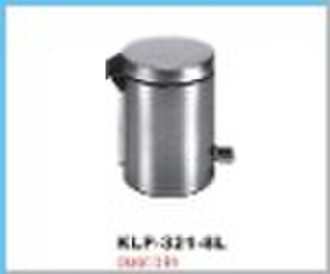 stainless steel wastebasket