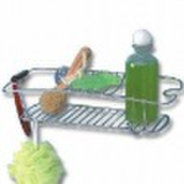 (B1001)Chrome Plating Bathroom Shower Caddy