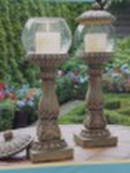 Fiberglass Lamp Stand For Garden Decoration