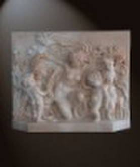 Steinwand-Skulptur Relief