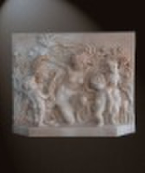 Steinwand-Skulptur Relief