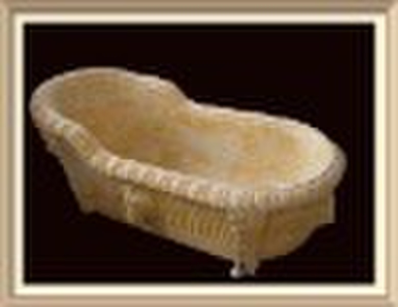 marble carving bathtub