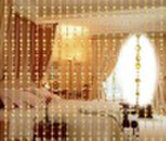 gold plastic bead curtains for home decor, string