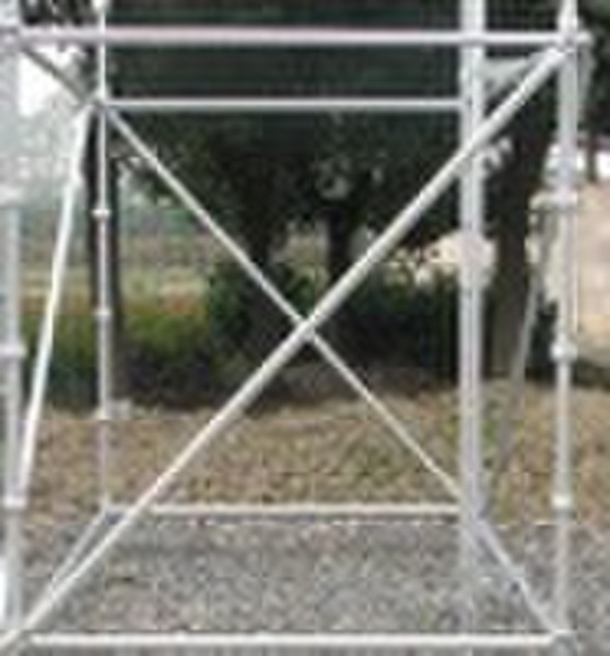 Cuplock system scaffolding