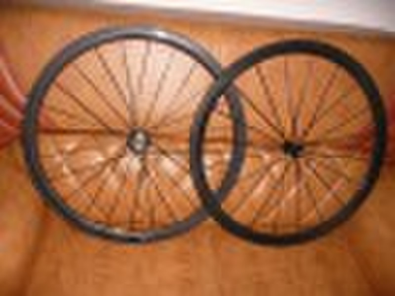 56mm tubular carbon wheels