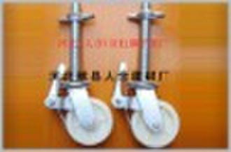 mobile scaffolding adjustable wheel