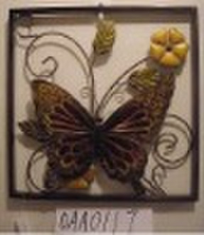 metal butterfly frame wall decor.