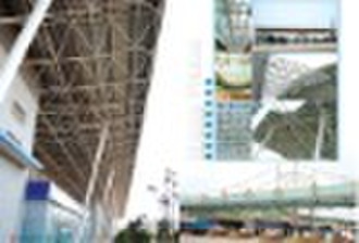 toll station steel frame structure