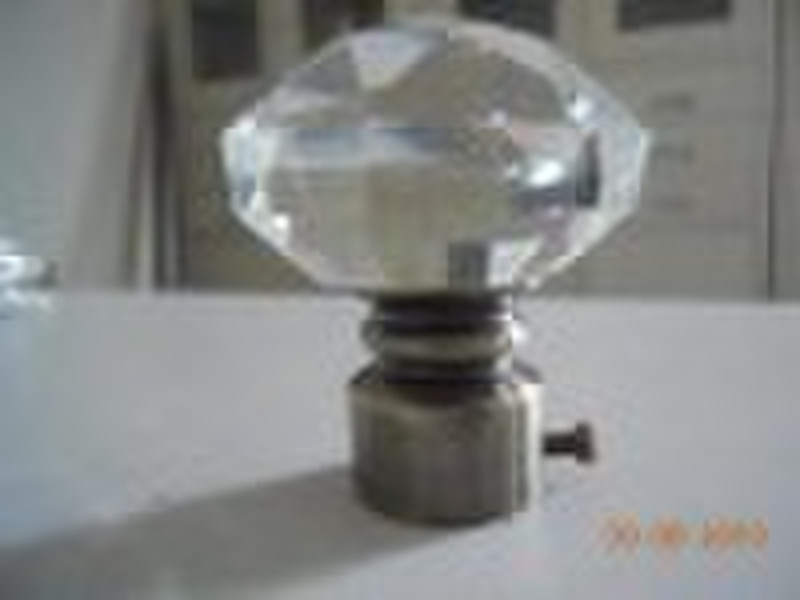 crystal curtain finials