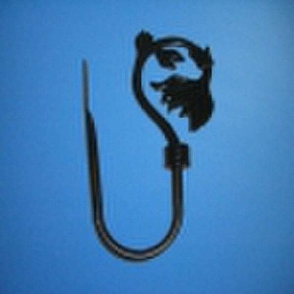 Tie back hook