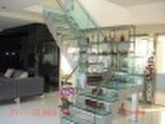 steel-glass staircase