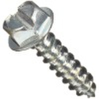 zinc plated steel sheet metal screw