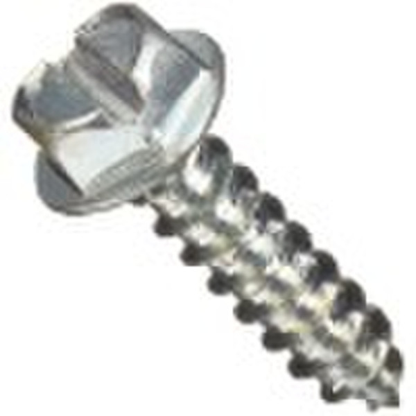 zinc plated steel sheet metal screw
