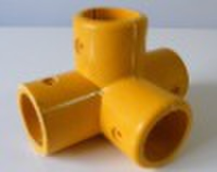 FRP 4 way adapter (stereo) of  50  round pipe fitt