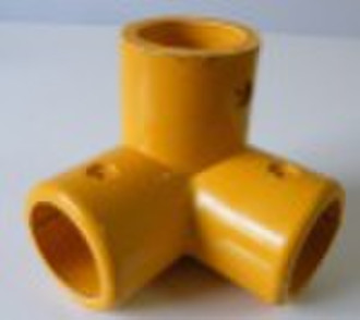 FRP 3 way adapter (stereo) of  50  round pipe fitt