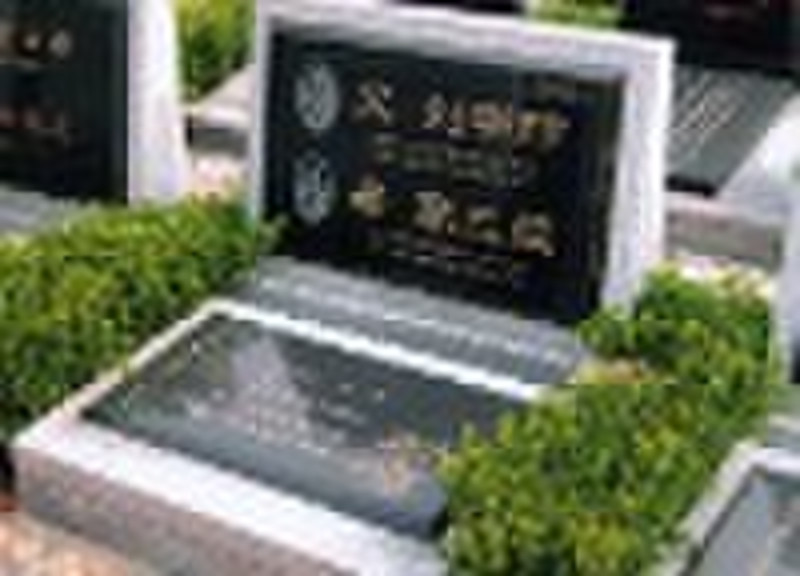 Шаньси Черный надгробная плита надгробия Китайский Памятник