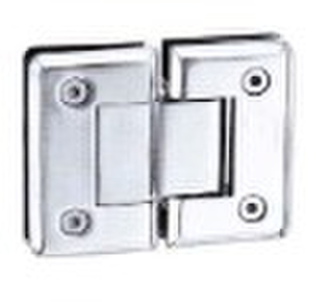 glass shower hinge