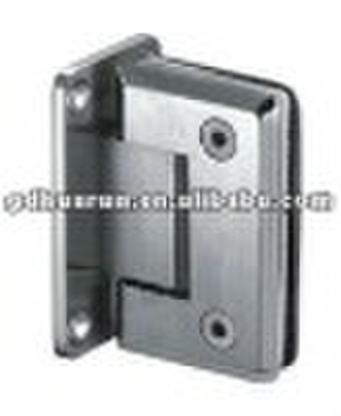 glass shower hinge