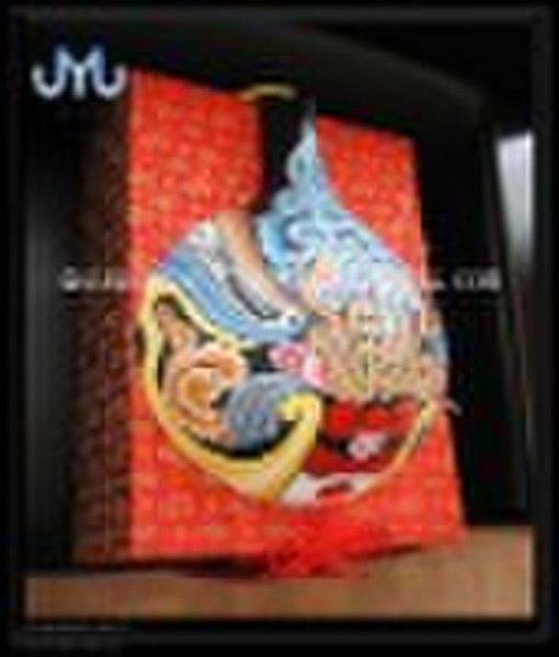 Traditional Chinese Wooden Opera Masks