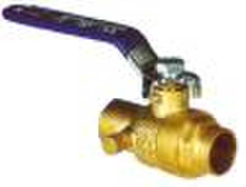 Hot Forged Brass Valve With Drain