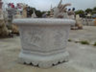 garden granite planter pots