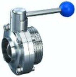 stainless steel welded/thread butterfly valve