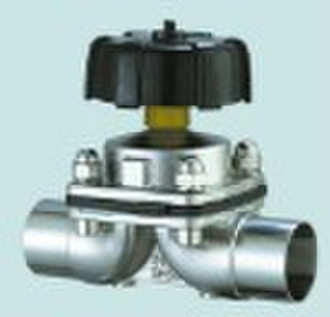 sanitary Diaphragm Valve with welded end