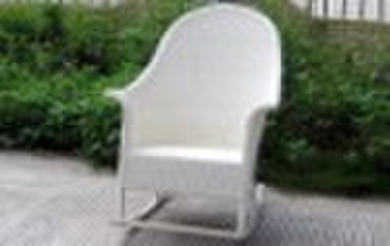 PVC rattan furniture rocking chair